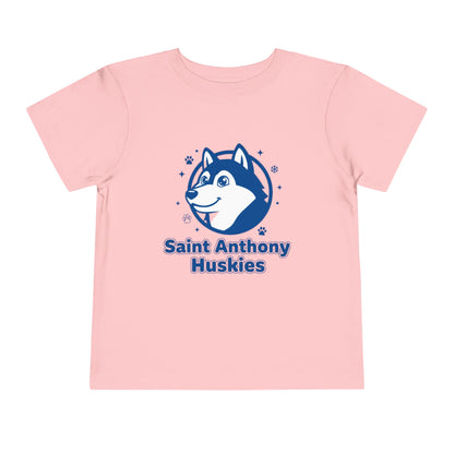 Saint Anthony Huskies Toddler Tee - Short Sleeve Shirt for Kids