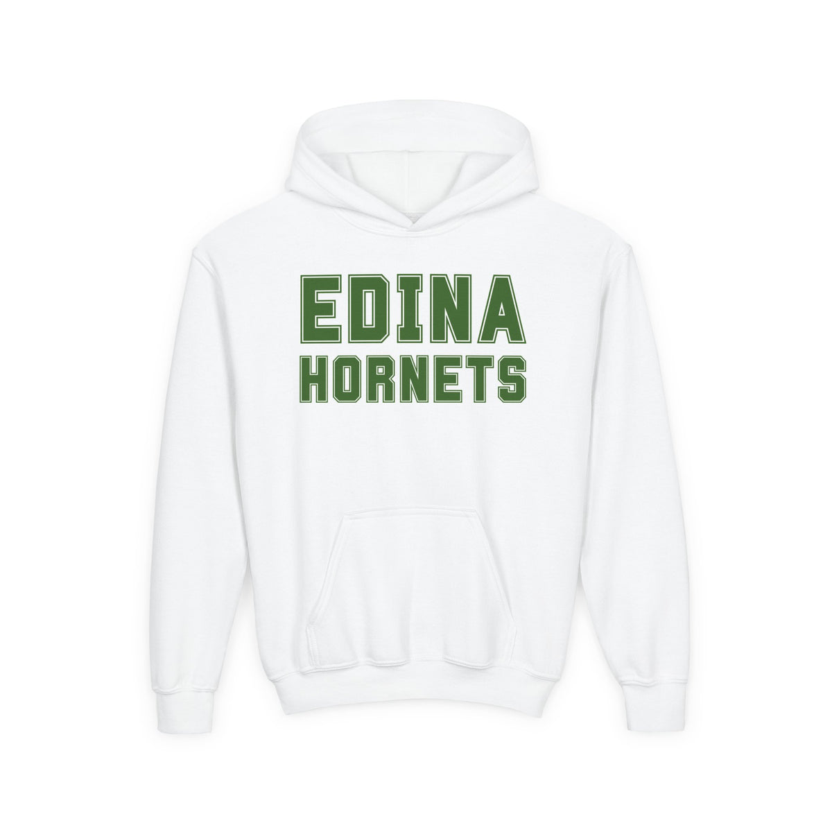 Edina Hornets Youth Hoodie — School Spirit Sweatshirt with Hornet Logo