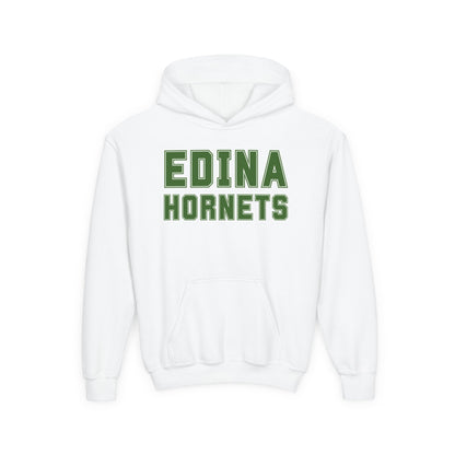 Edina Hornets Youth Hoodie — School Spirit Sweatshirt with Hornet Logo