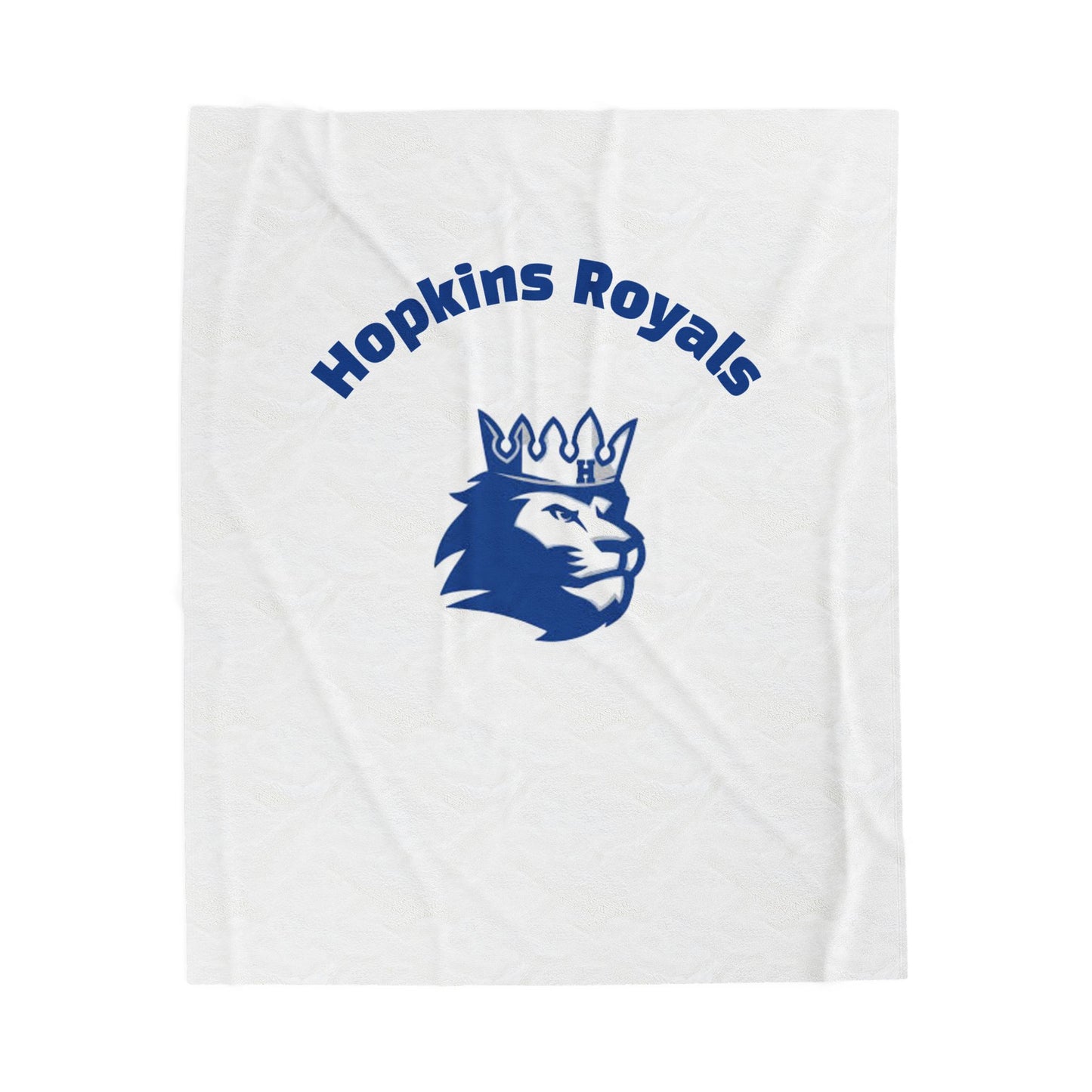 Hopkins Royals Velveteen Plush Blanket - Soft Cozy Throw for Game Day and Home Decor