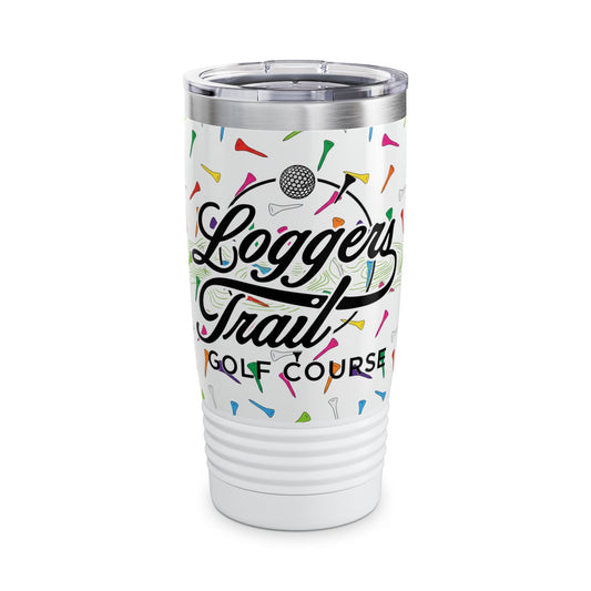 Golf Tumbler - "Loggers Trail Golf Course" 20oz Insulated Travel Mug