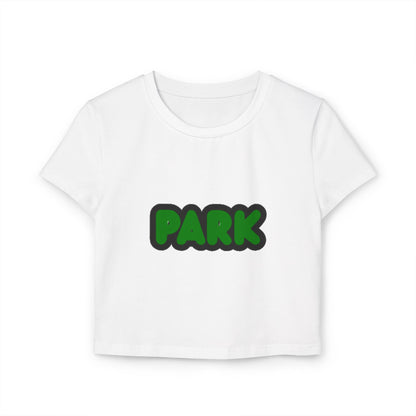 Park Cottage Grove Wolfpack Women’s Baby Tee - Retro Graphic Top for Casual Vibes