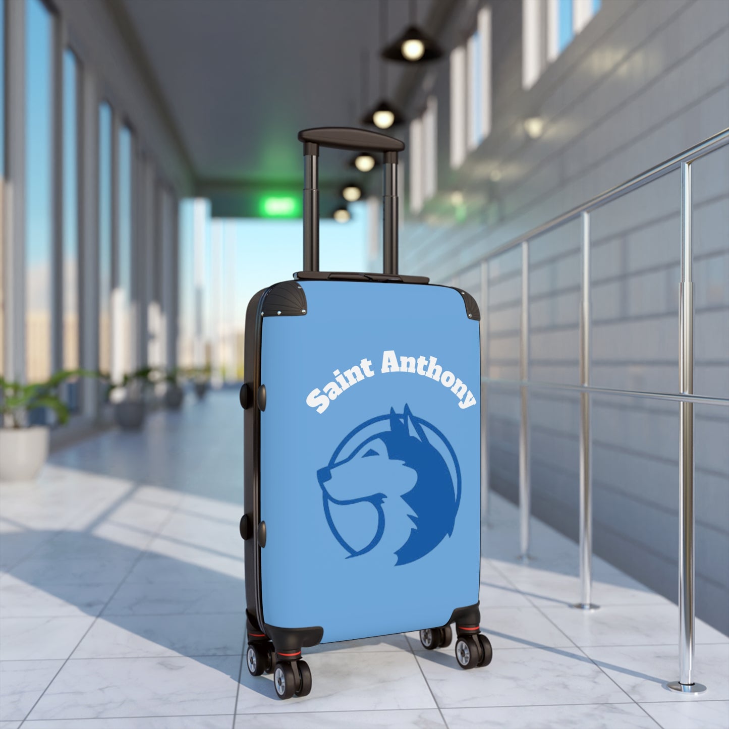Saint Anthony Huskies Carry-On Suitcase