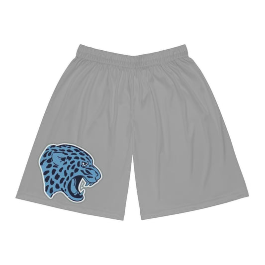 Bloomington Jefferson Jaguars Grey Basketball Shorts for Sports Enthusiasts