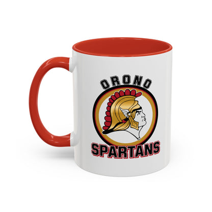 Orono Spartans Accent Coffee Mug - Stylish 15 oz or 11 oz