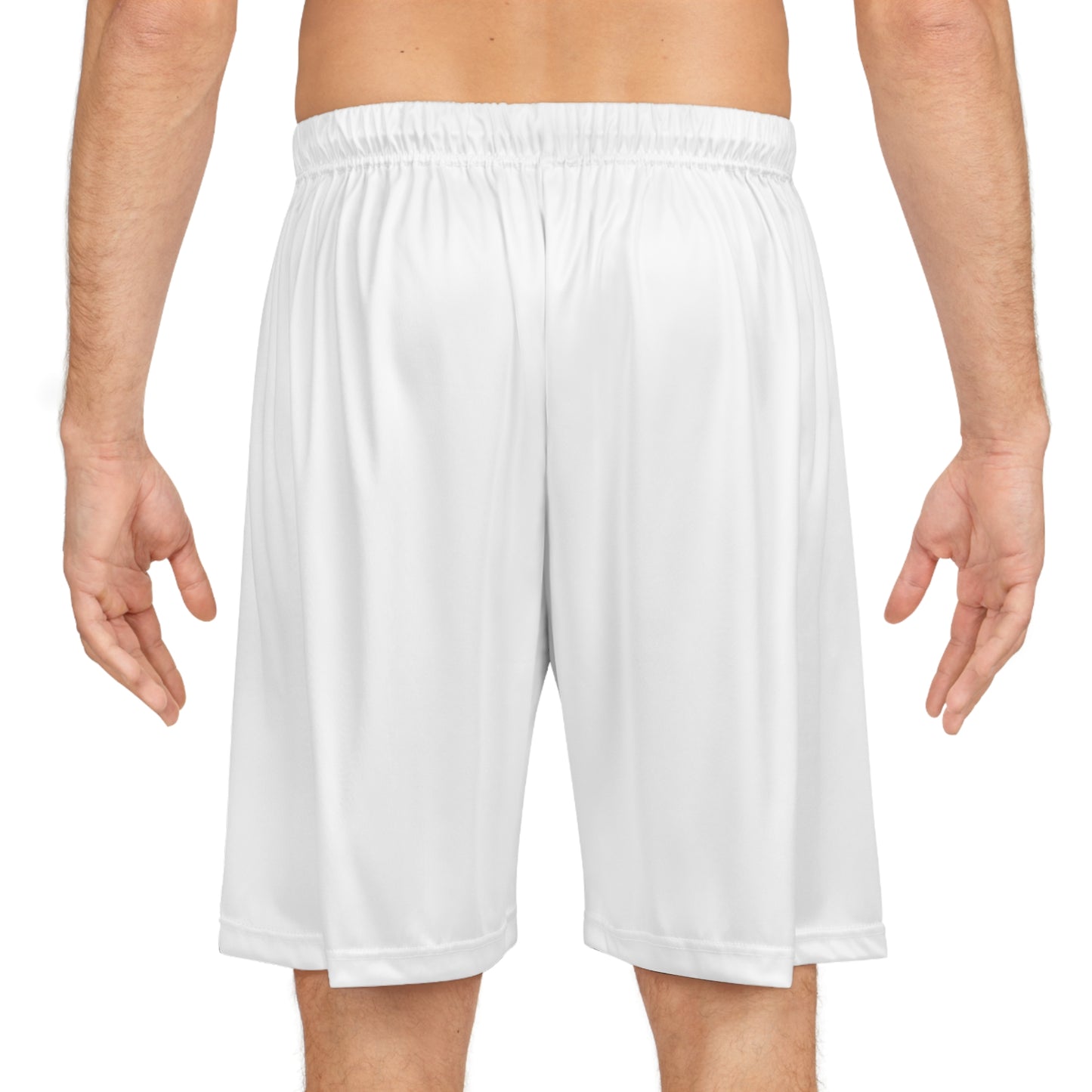 Burnsville Blaze Men's White Basketball Shorts - Comfortable Athletic Wear