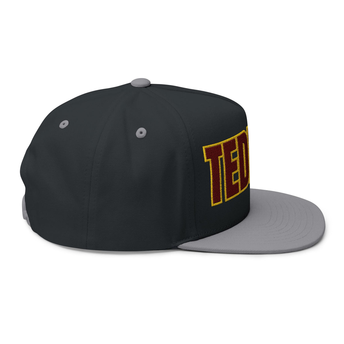 Minneapolis Roosevelt Teddies Embroidered Flat Bill Cap — School Spirit Snapback