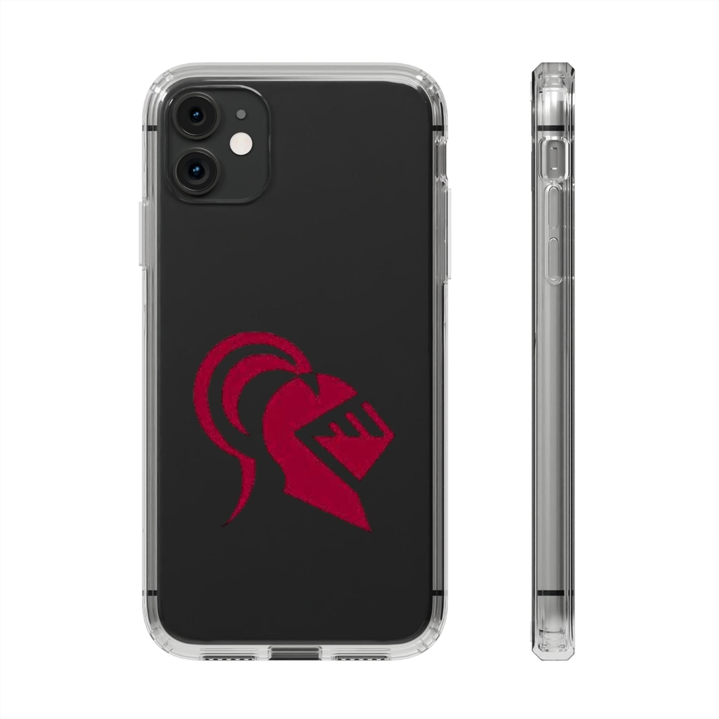 Irondale Knights Shield Clear Phone Case - Durable Protection with Bold Design