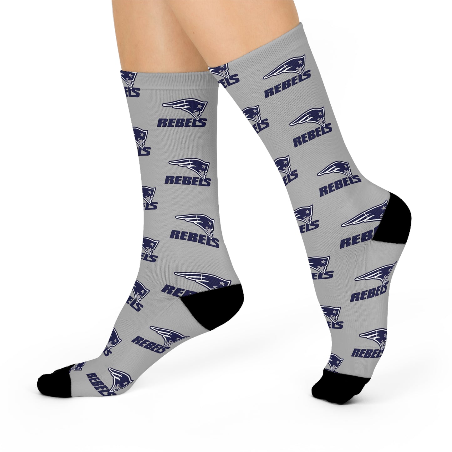 Champlin Park Rebels Trendy Cushioned Crew Socks