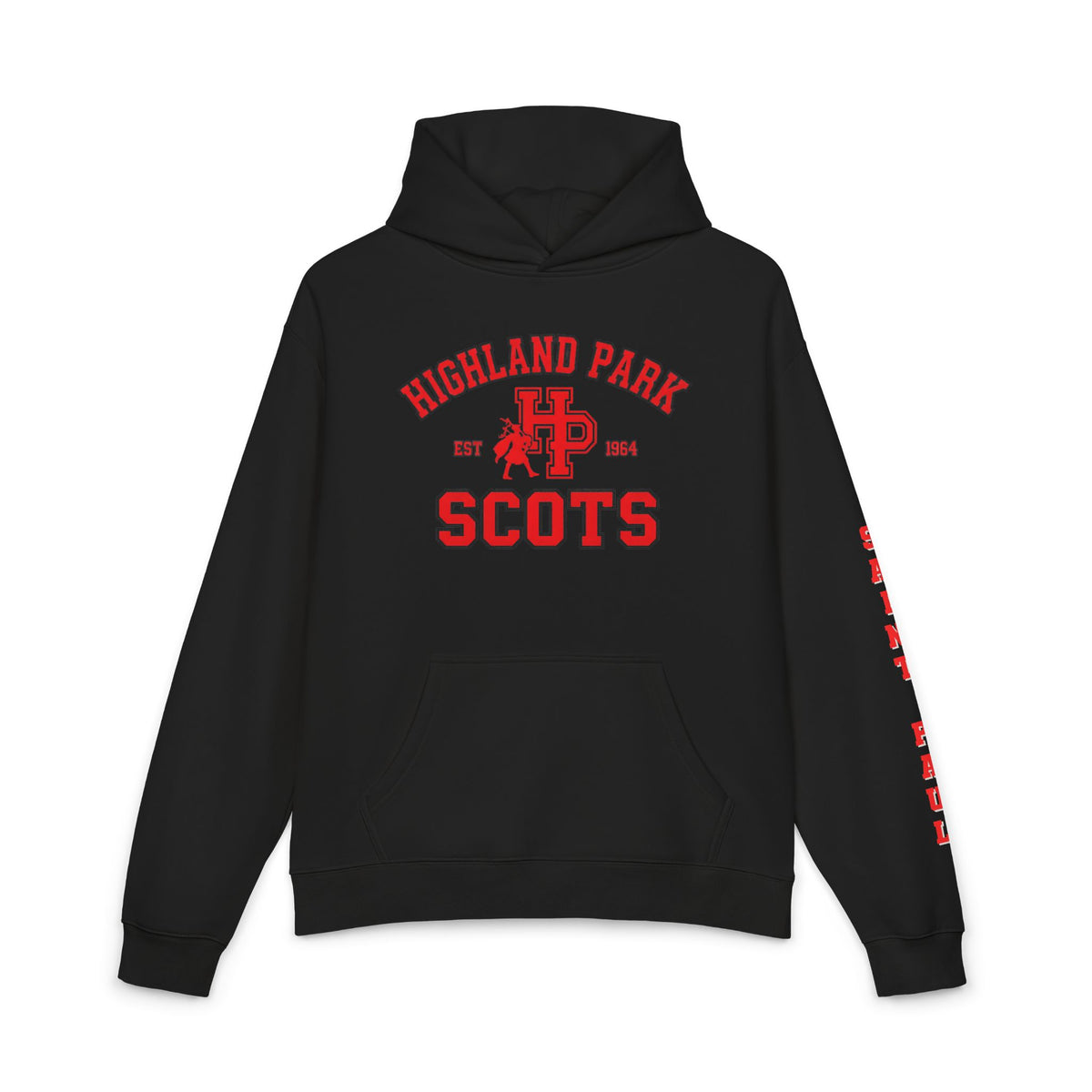 Highland Park Scots Hoodie — Vintage Collegiate School Spirit Pullover