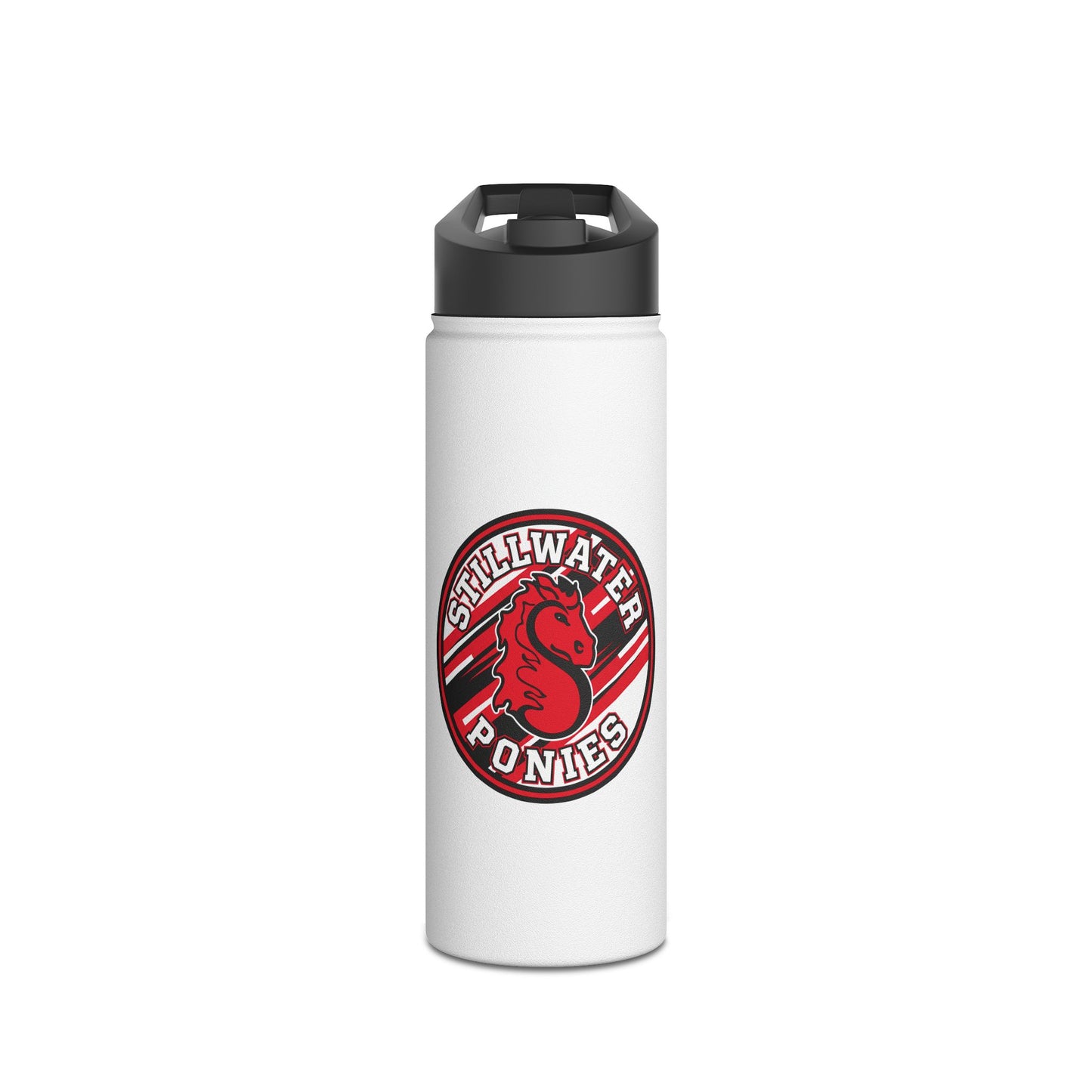 Stillwater Ponies Stainless Steel Water Bottle, Motivational Hydration Bottle, Sports Water Bottle, Eco-Friendly