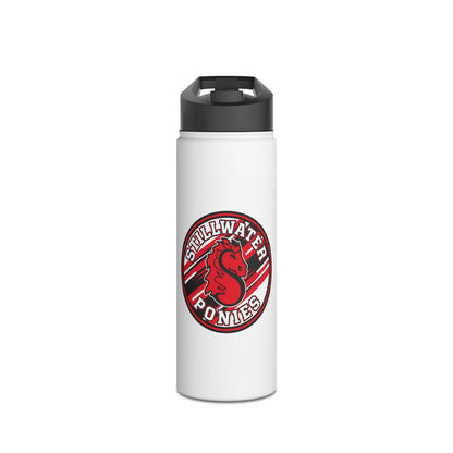Stillwater Ponies Stainless Steel Water Bottle, Motivational Hydration Bottle, Sports Water Bottle, Eco-Friendly