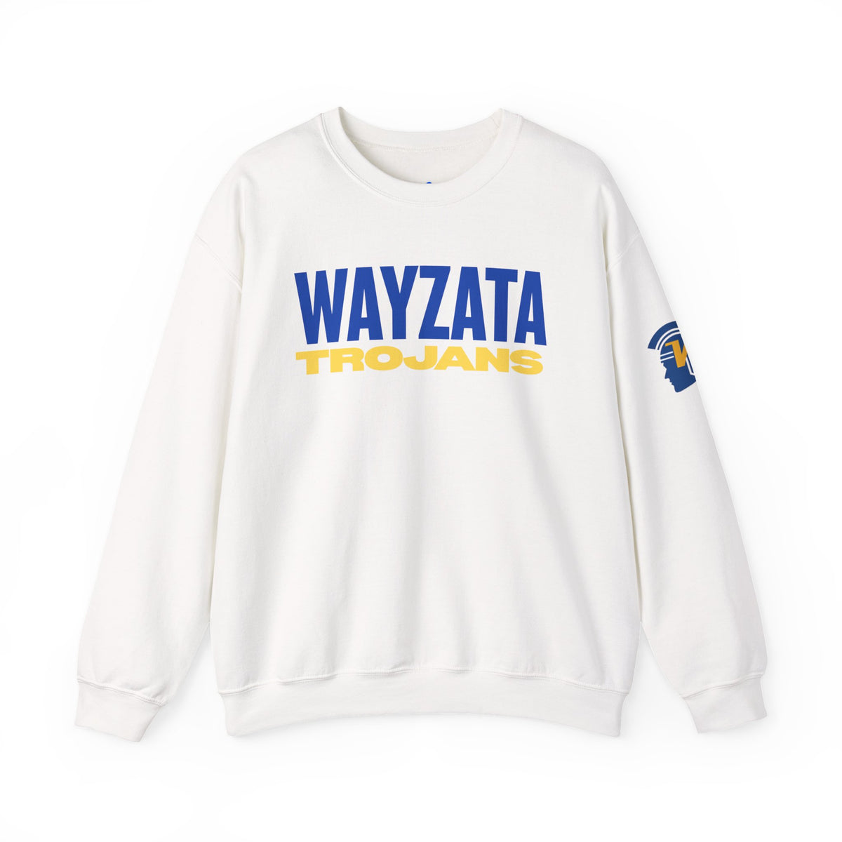 Wayzata Trojans Sweatshirt – Crewneck School Spirit Pullover