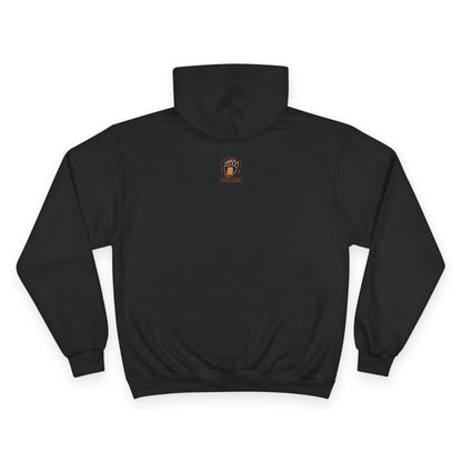 White Bear Bears Black with Orange Hoodie