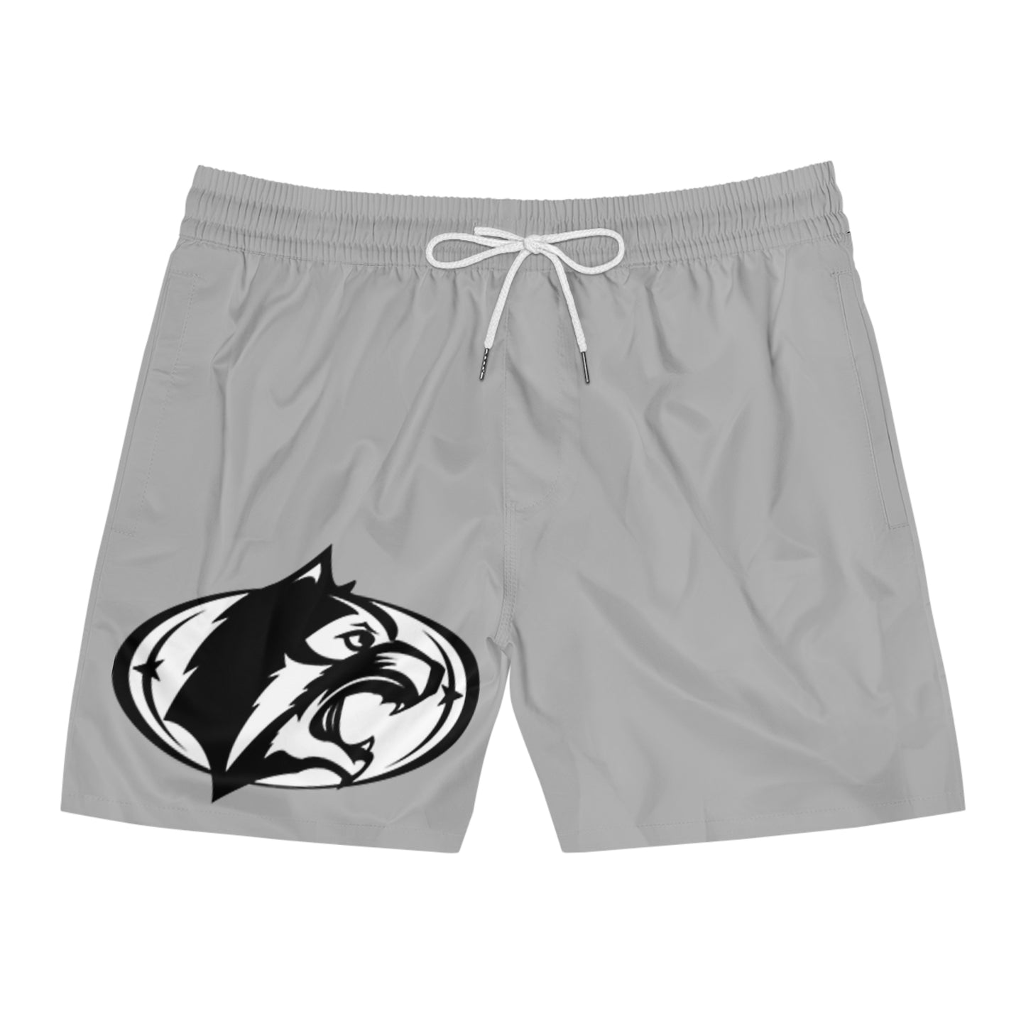 Roseville Raiders Men's Mid-Length Swim Shorts with Panther Logo - Summer Beachwear