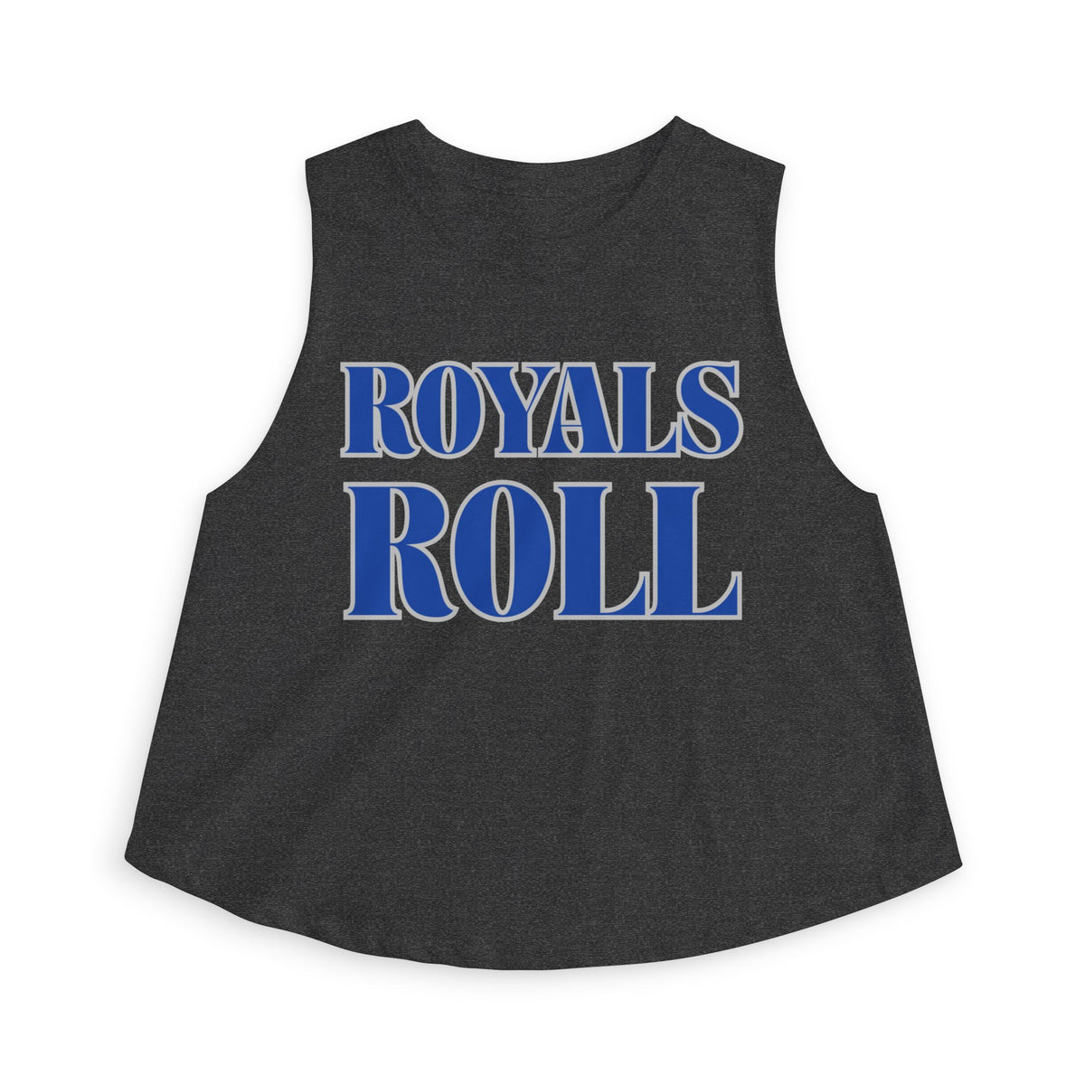 Royals Rolll Women's Crop Top — Vintage Sports Team Style