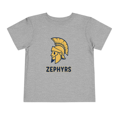 Mahtomedi Zephyrs Toddler Short Sleeve Tee - Cool T-Shirt for Young Fans