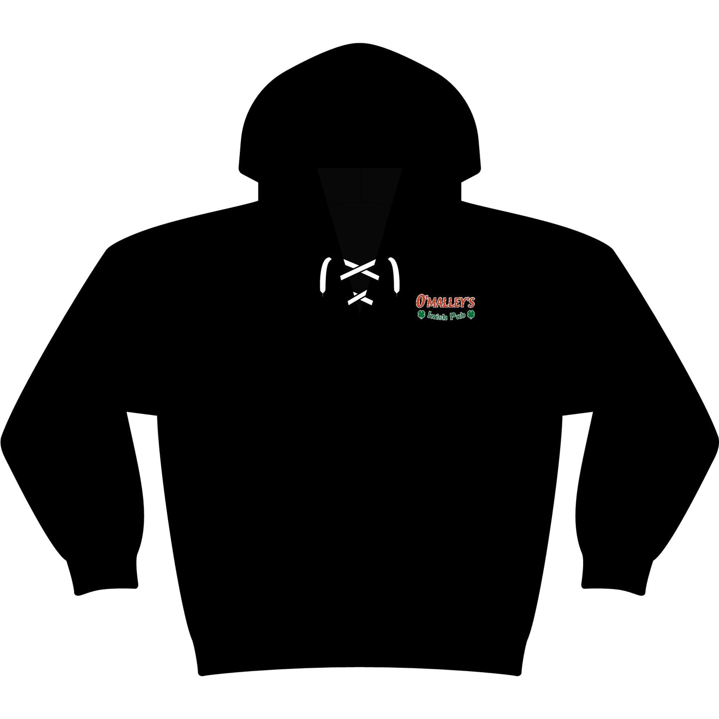 Lace-Up Pullover Hoodie — Casual Laced Neck Sweatshirt