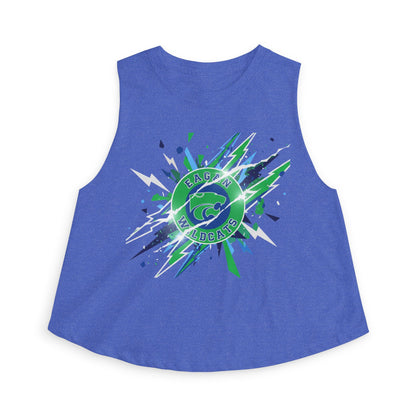 Eagan Wildcats Crop Top — Retro Script Athletic Women's Tank