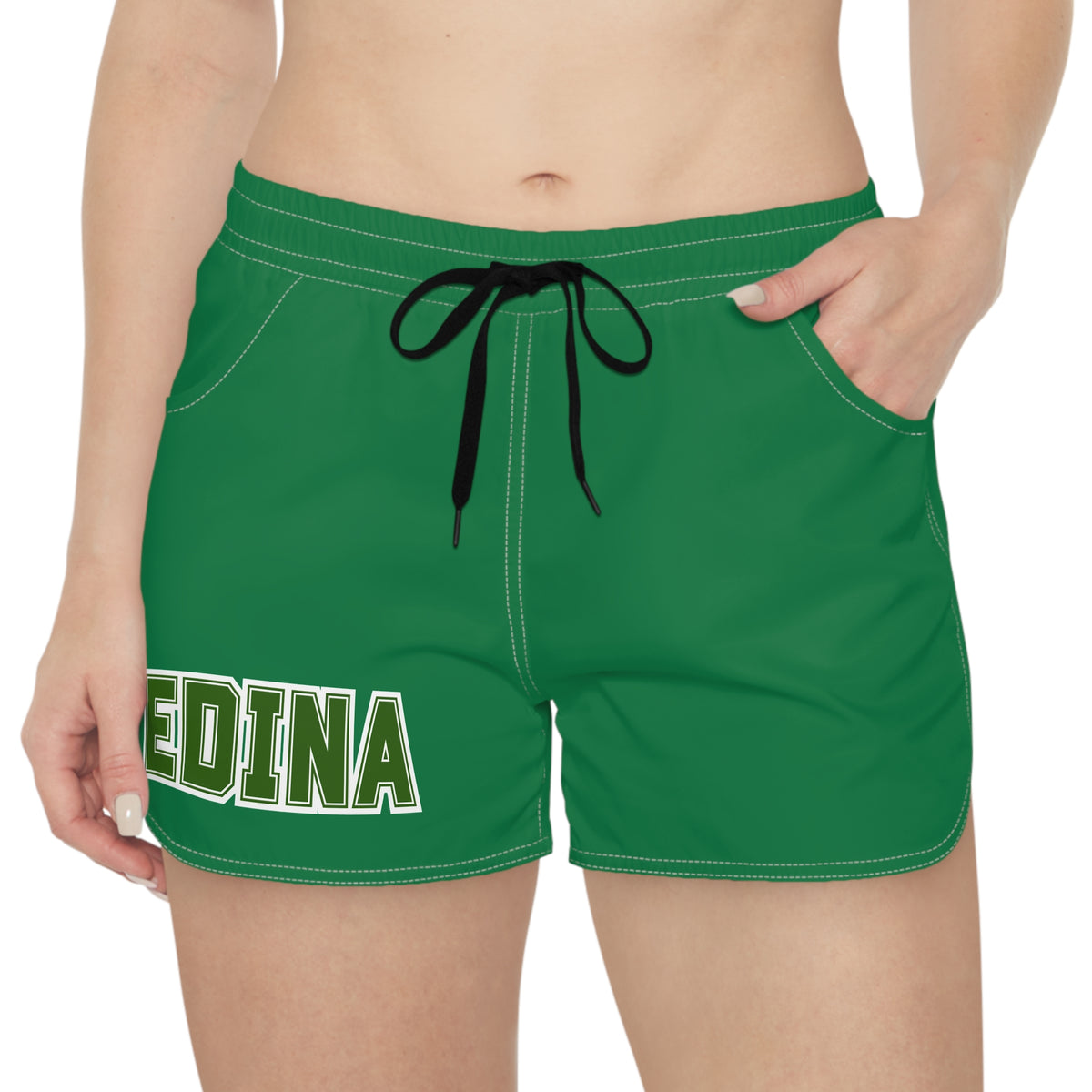 Edina Hornets Comfortable Women's Green Casual Shorts