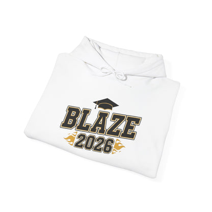 Burnsville Blaze Class of 2026 Block Hoodie