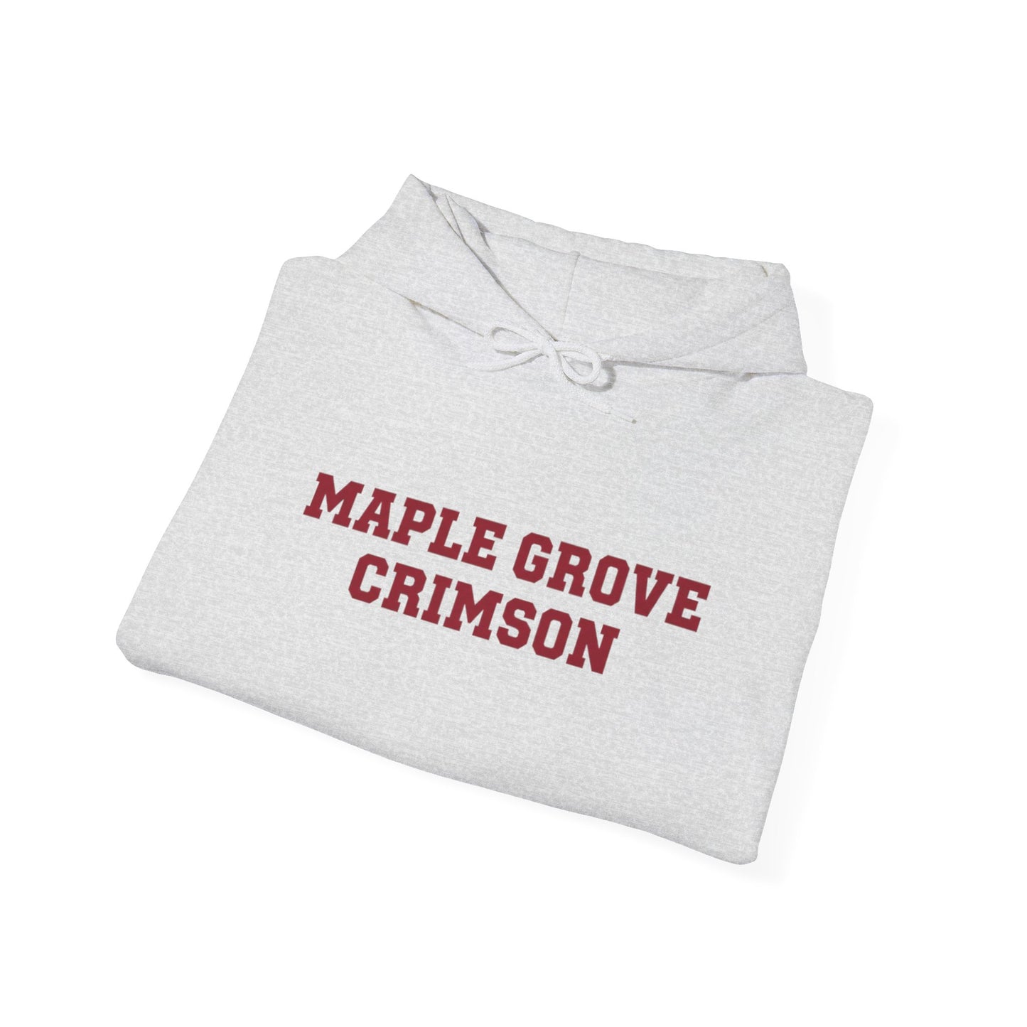 Maple Grove Crimson Unisex Heavy Blend™ Hooded Sweatshirt - Cozy and Stylish for School Spirit