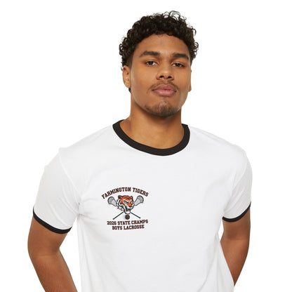 Farmington Tigers Vintage Ringer T-Shirt — State Champs 2026