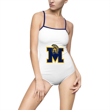 Mahtomedi Zephyrs Stylish Women's One-Piece Swimsuit  for Summer Fun