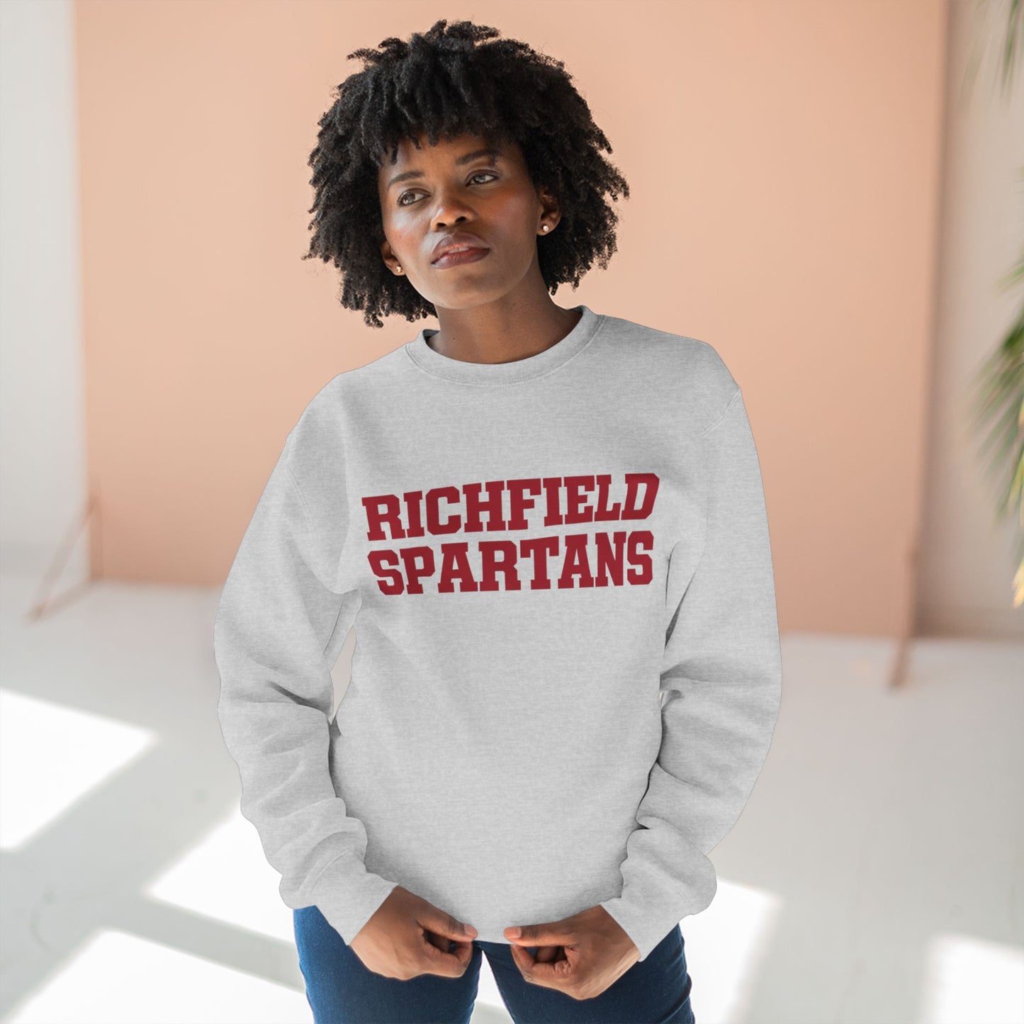 Richfield Spartans Unisex Crewneck Sweatshirt  - Cozy Everyday Wear