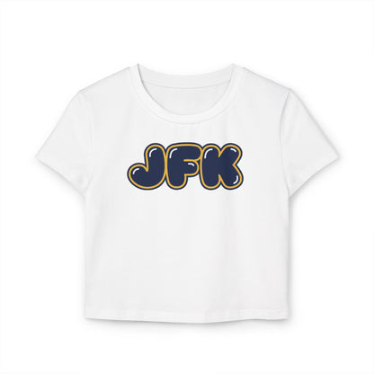Bloomington Kennedy JFK  Eagles Women’s Baby Tee - Retro Graphic Top for Casual Vibes