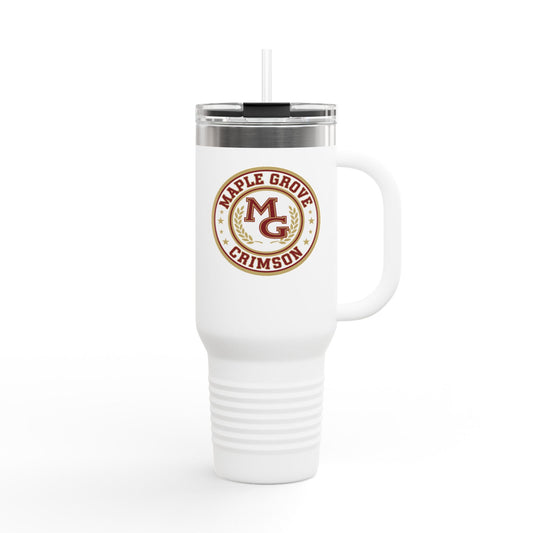 Maple Grove Insulated Travel Mug – 40oz with Custom Initials – Perfect Gift for On-the-Go Lifestyle