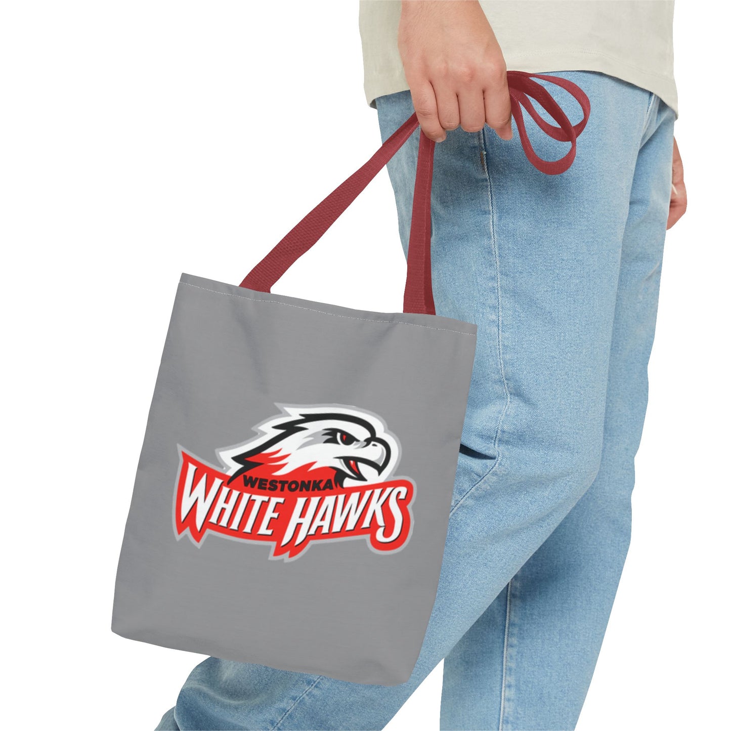 Mound Westonka White Hawks Tote Bag - Versatile Eco-Friendly Carrier