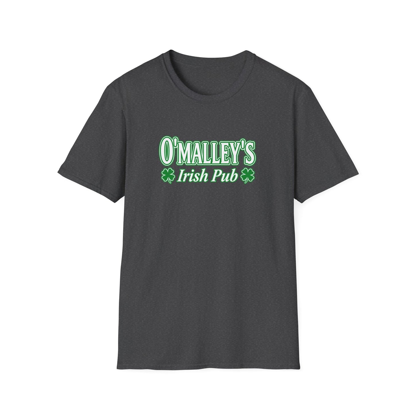 O'Malley's Irish Pub T-Shirt White Logo  - Unisex