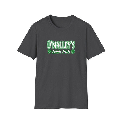 O'Malley's Irish Pub T-Shirt White Logo  - Unisex