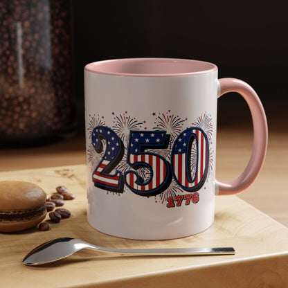 Patriotic Coffee Mug - Americas 250th Anniversary