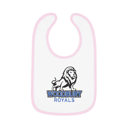 Woodbury Royals Baby Contrast Trim Jersey Bib