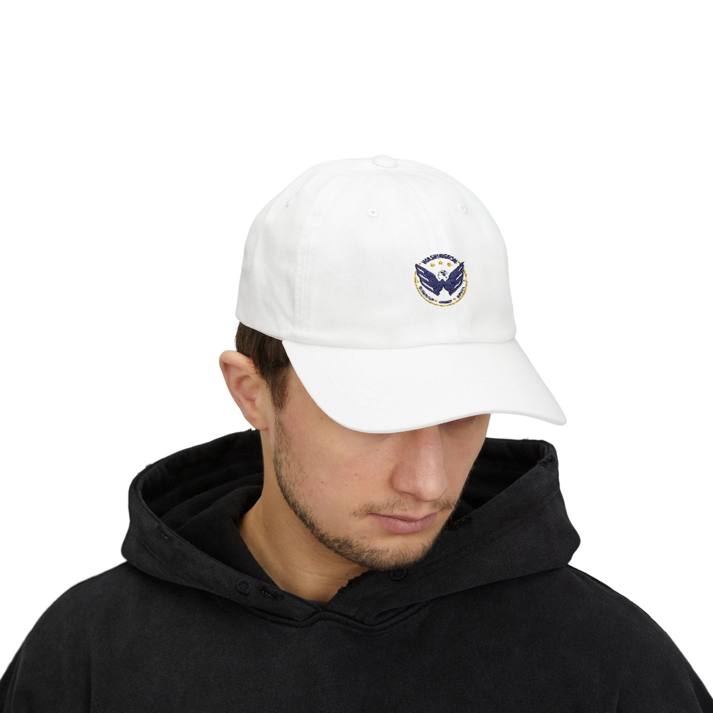 Classic Cap with Washington Eagle Emblem