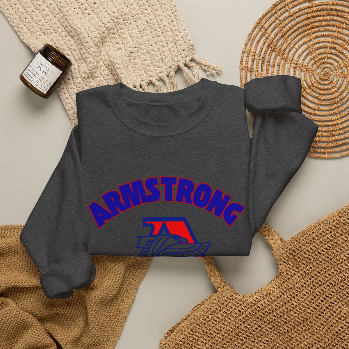 Robbinsdale Armstrong Crewneck Sweatshirt — School Logo Pullover