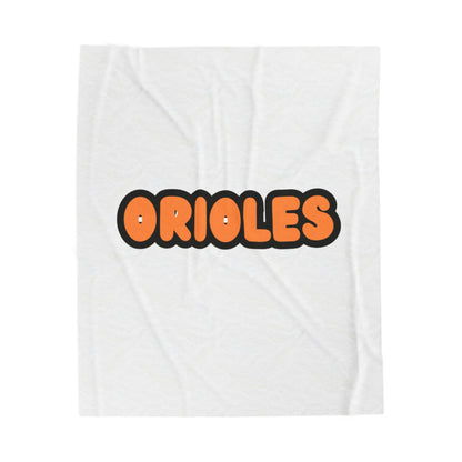 Saint Louis Park Orioles Cozy Velveteen Plush Blanket - Perfect for Relaxation and Home Decor