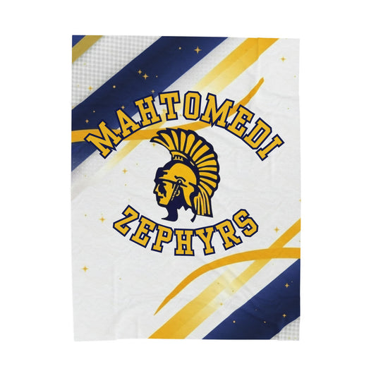 Mahtomedi Zephyrs Velveteen Plush Blanket