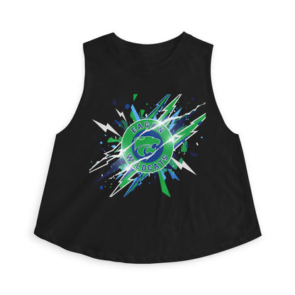 Eagan Wildcats Crop Top — Retro Script Athletic Women's Tank