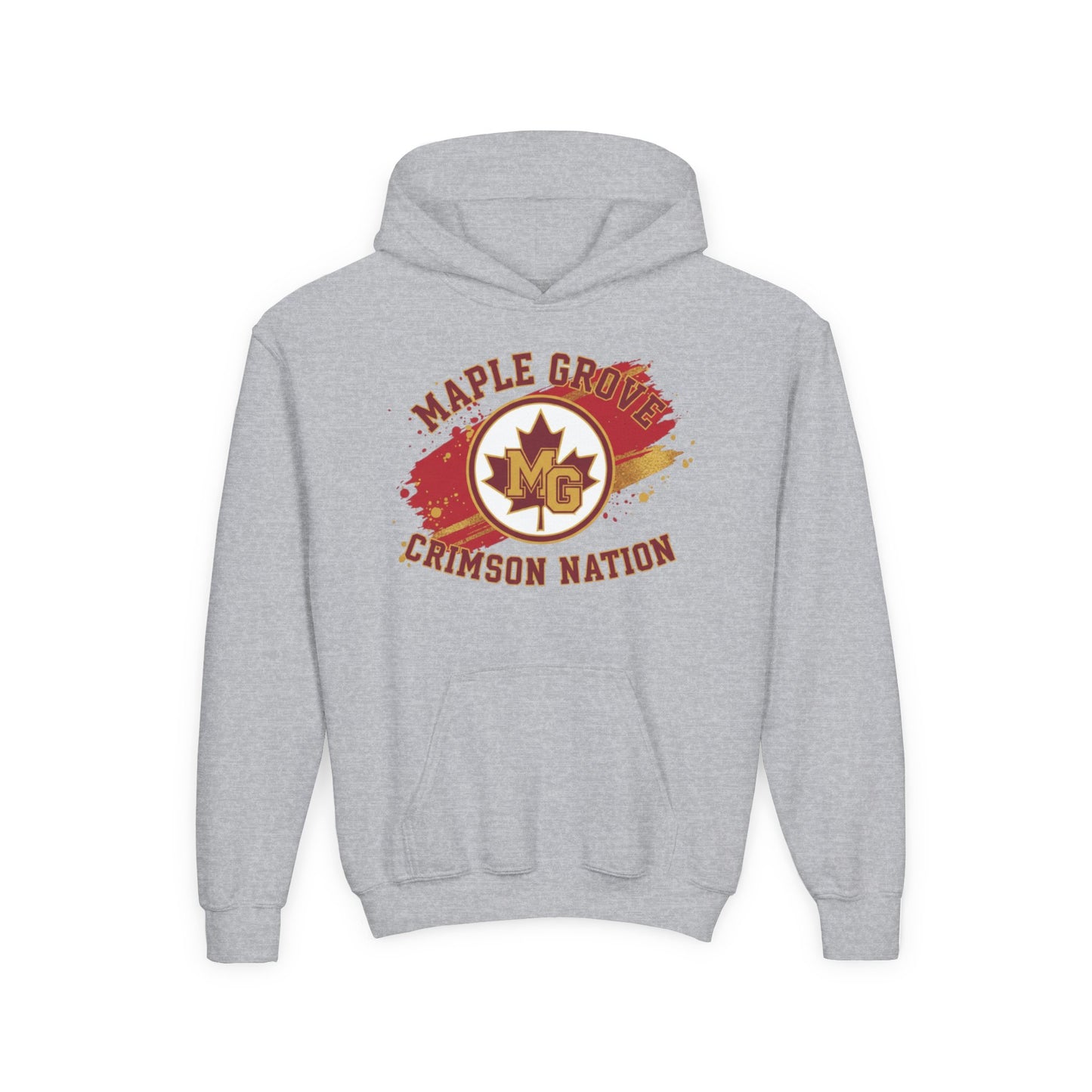 Maple Grove Youth Heavy Blend Hoodie - Cozy & Stylish Sweatshirt for Kids