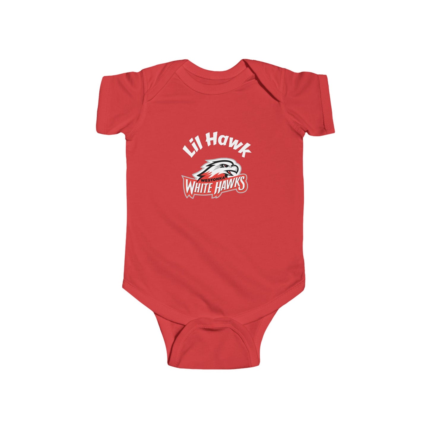 Mound Westonka White Hawks Infant Bodysuit - Perfect Baby Shower Gift