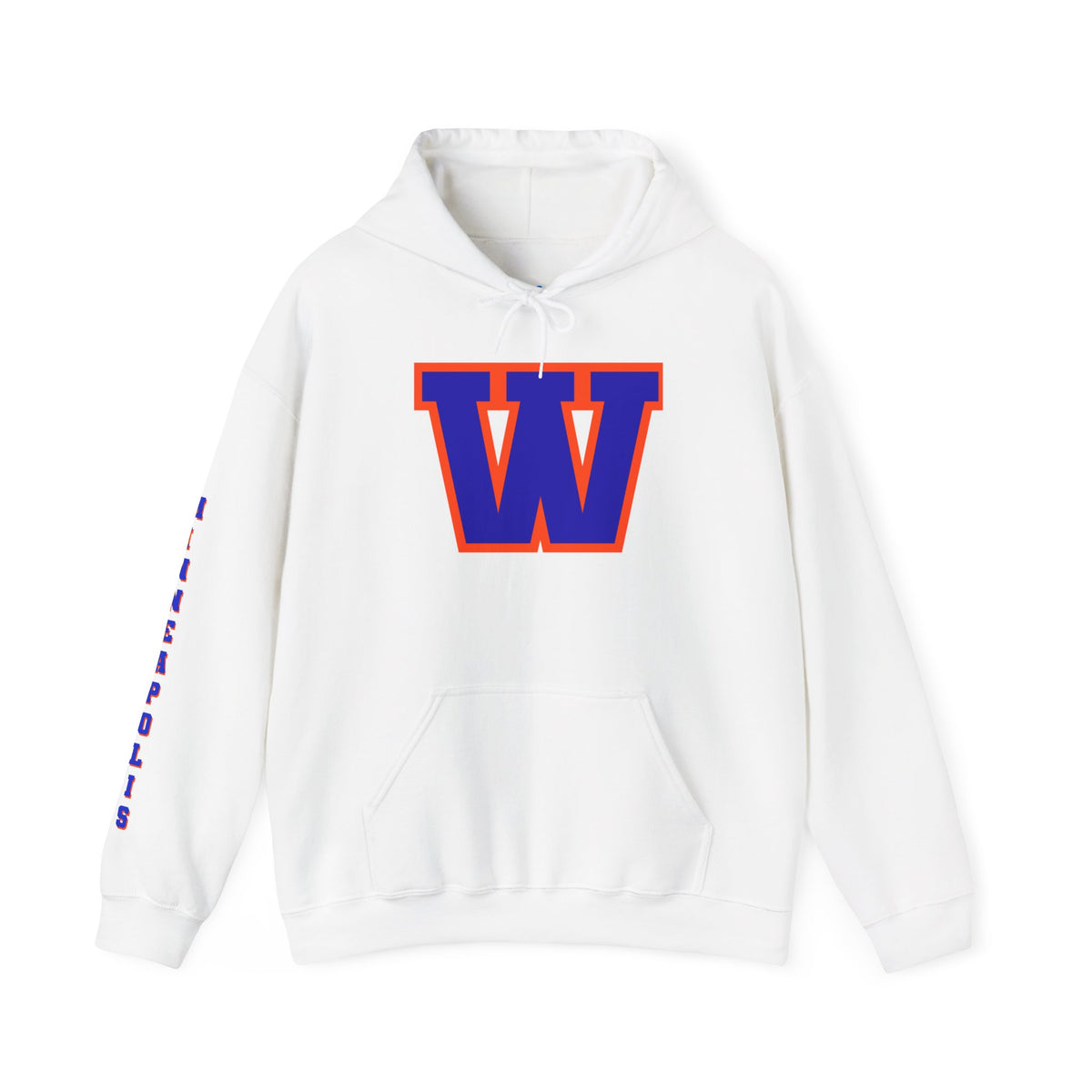 Minneapolis Washburn "W' Hoodie - Sleeve Lettering Pullover
