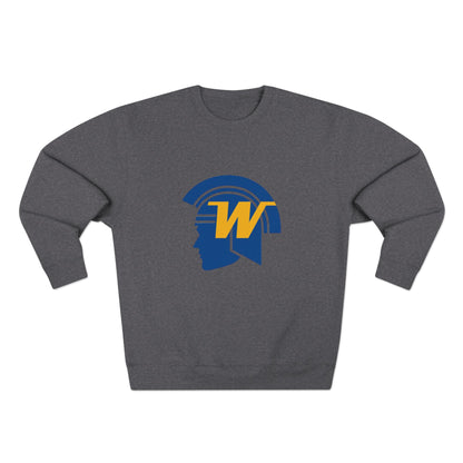 Unisex Crewneck Sweatshirt with Wayzata Trojans Design - Perfect for Sports Fans & Casual Wear