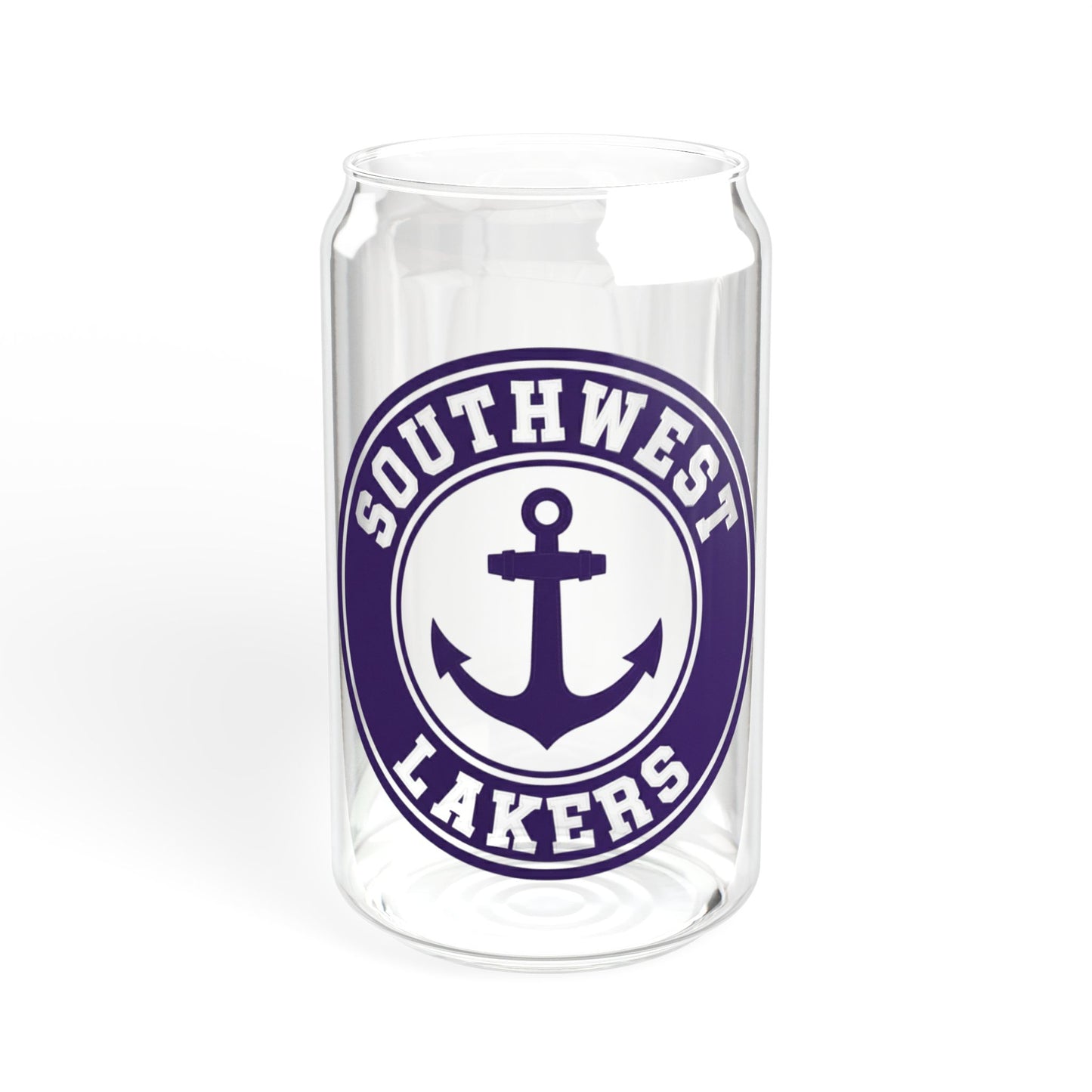 Minneapolis Southwest Lakers 16 oz Sipper Glass - Eco-Friendly Drinkware for Events & Everyday Use