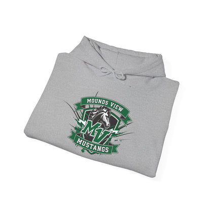Mounds View Mustangs Vintage School Mascot Sweatshirt