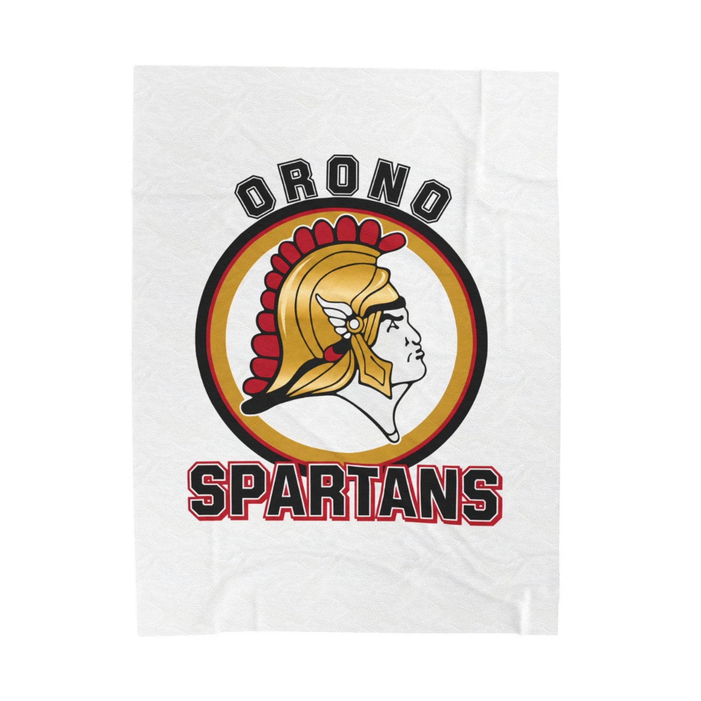 Orono Spartans Cozy Velveteen Plush Blanket - Perfect for Relaxation and Home Decor