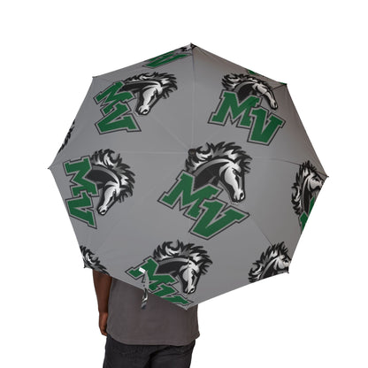 Mounds View Mustangs Stylish Foldable Umbrella - Compact Rain Protection