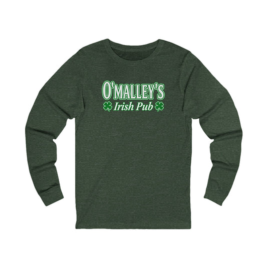 Long Sleeve Tee — “O'Malley’s Irish Pub” Front, “Final! Final!” Back